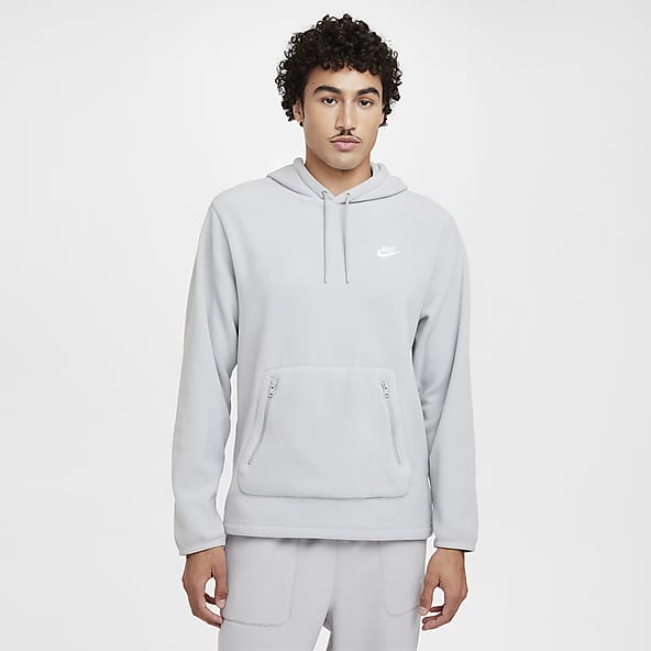 Grey Recycled Polyester Hoodies. Nike CA